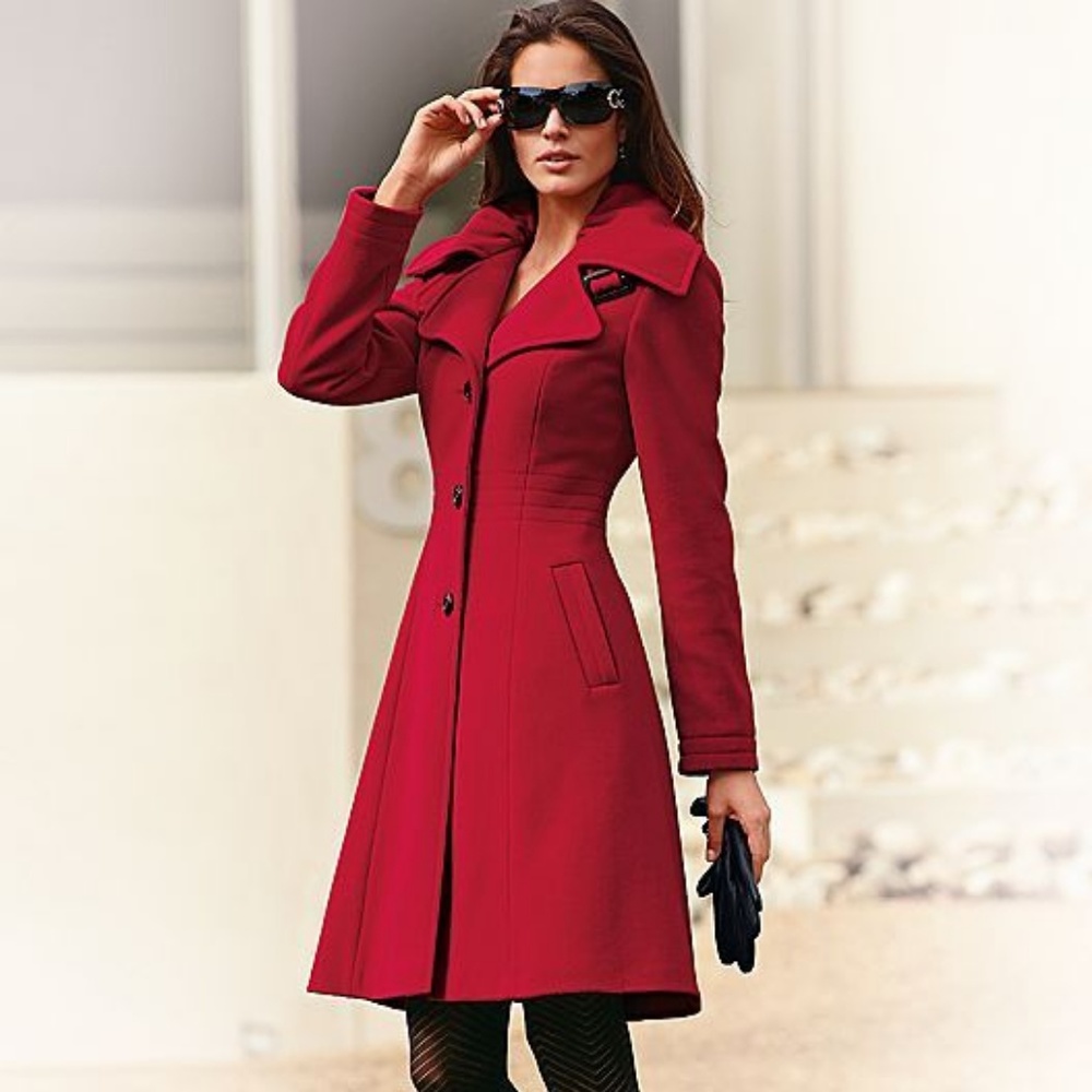 Venus Red Bold Coat